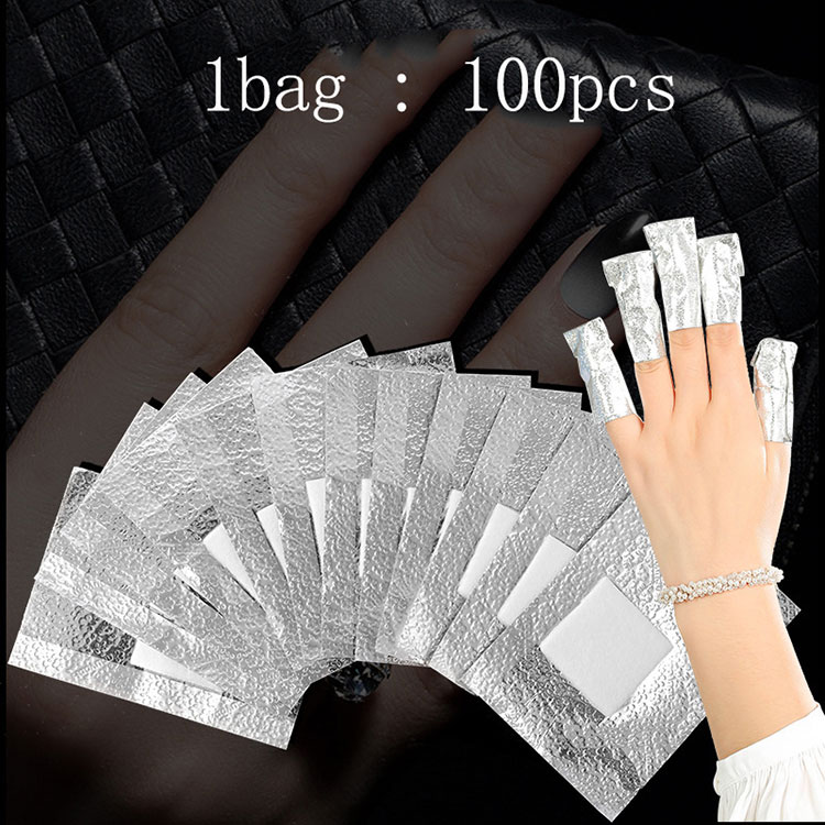 Gel Nail Polish Remover Wrap Foils