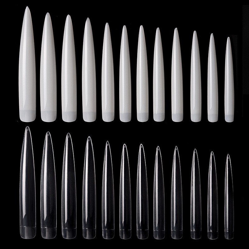 Clear Extra Long Sharp Nails Tips