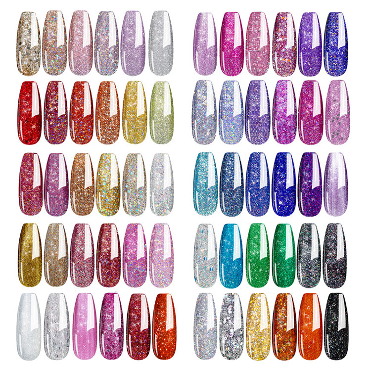 Waterproof Long Lasting Glitter Gel Polish